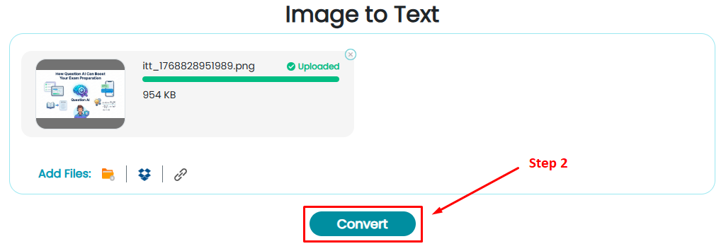 Step 2 (Convert)